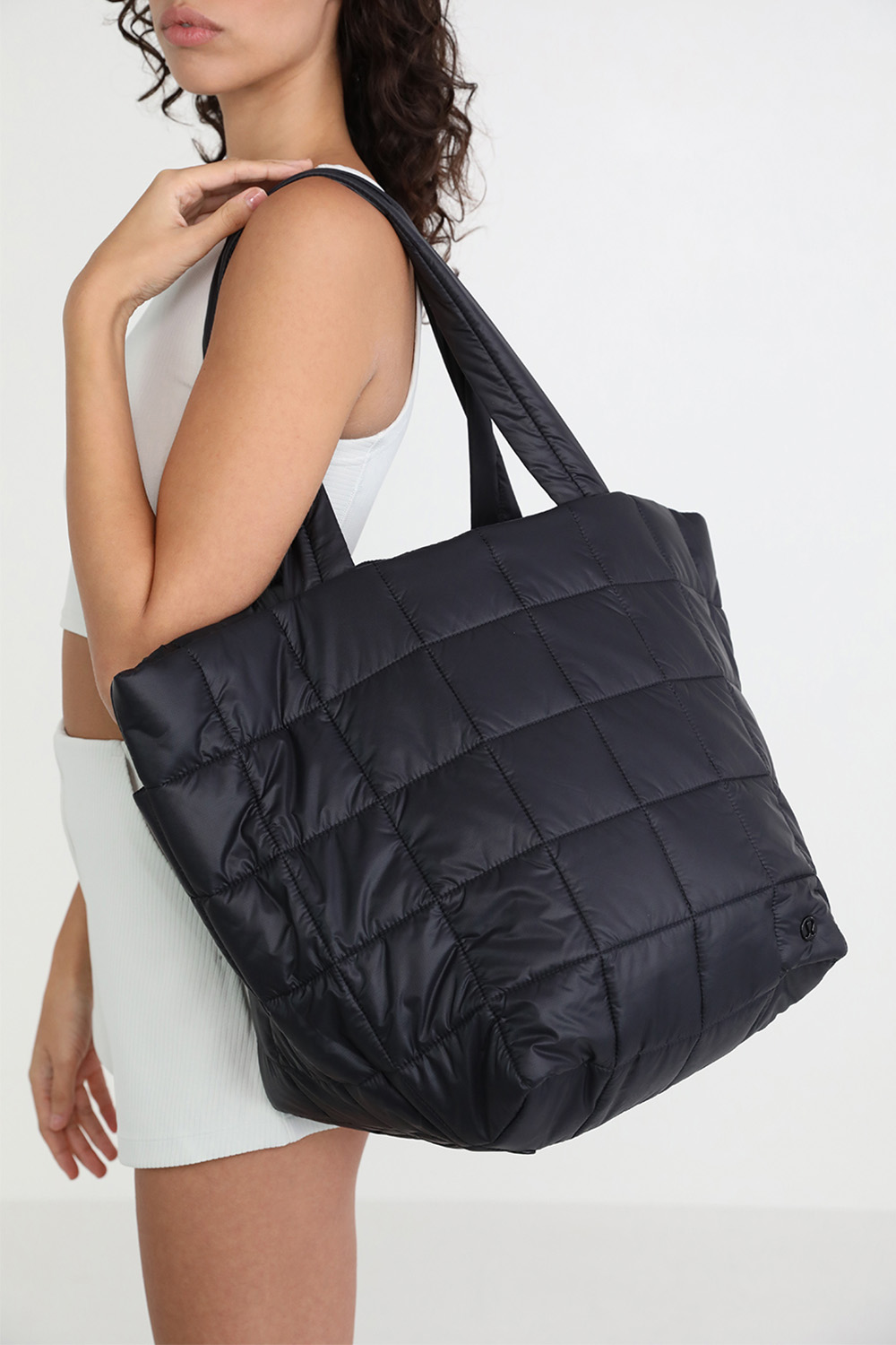 Quilted Grid Tote